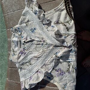 Zimmerman Floral Lace Blouse with lace design size 2